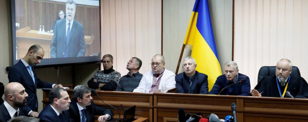 В Киеве начался суд над Януковичем