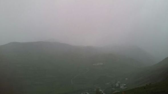 В Азербайджане выпал снег