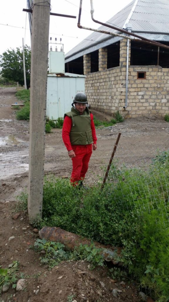В Гяндже найдена авиабомба