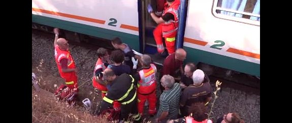 В Италии произошла железнодорожная катастрофа