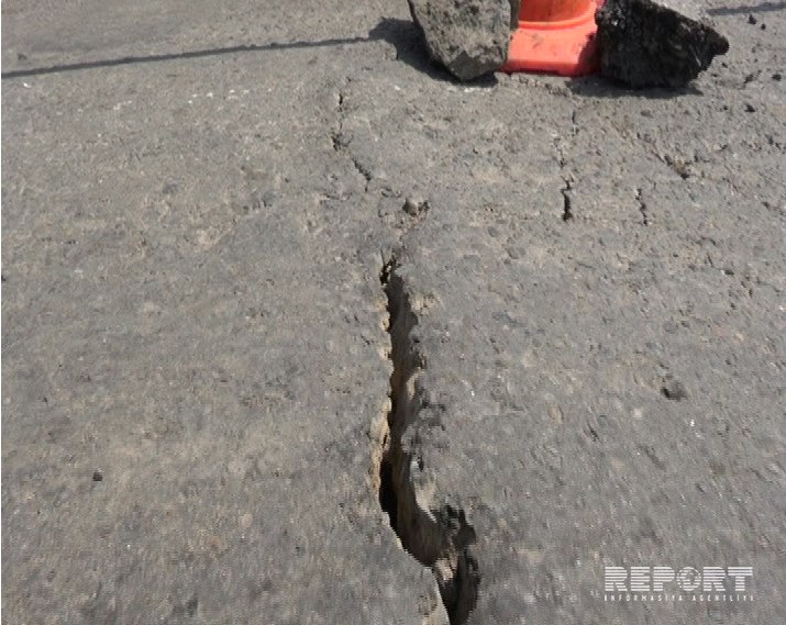В Билясуваре просел мост