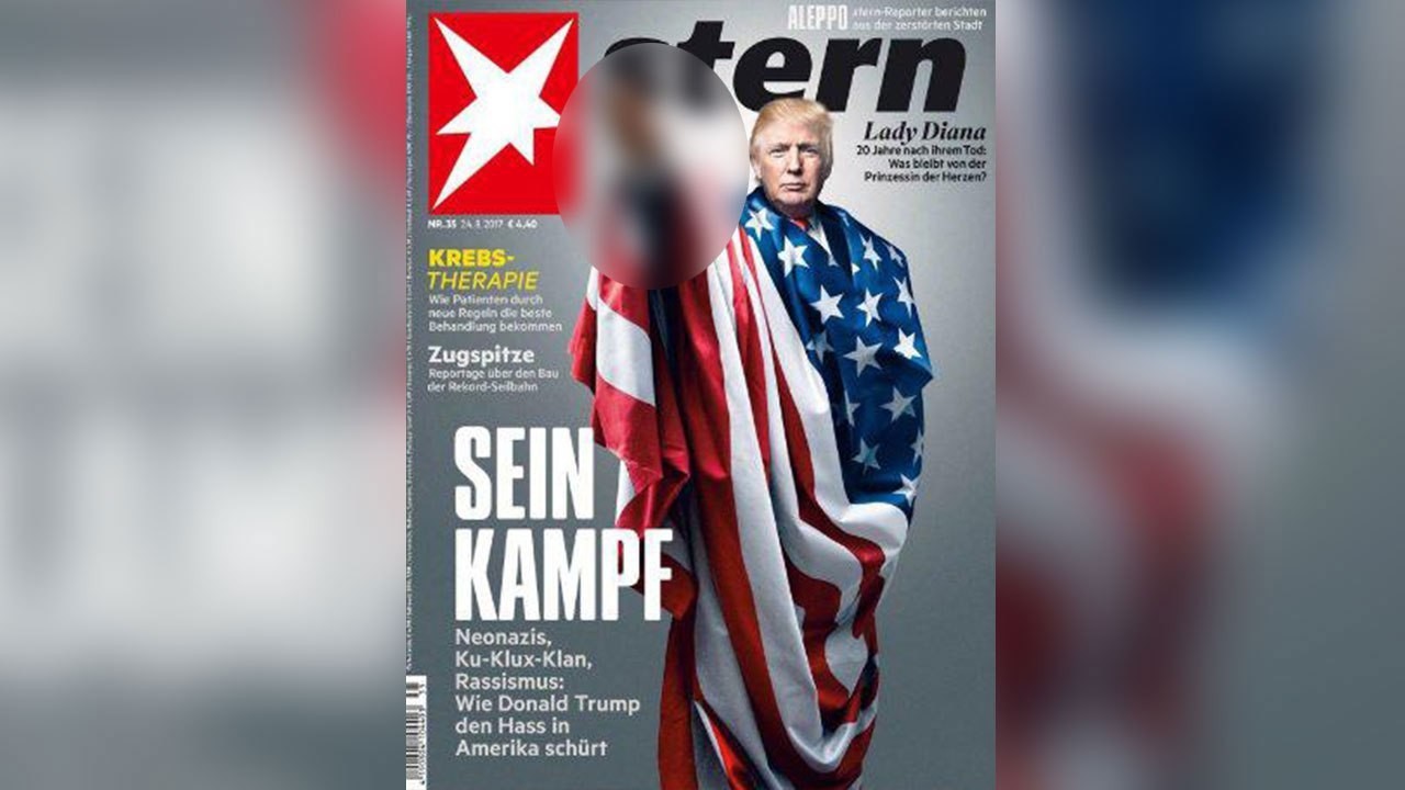Stern опубликовал на обложке зигующего Трампа