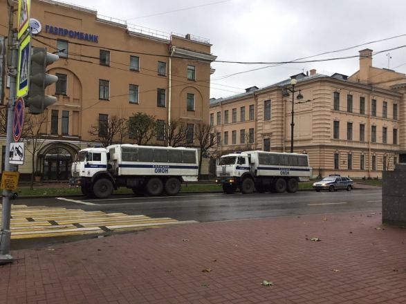 Массовые задержания в центре Москвы