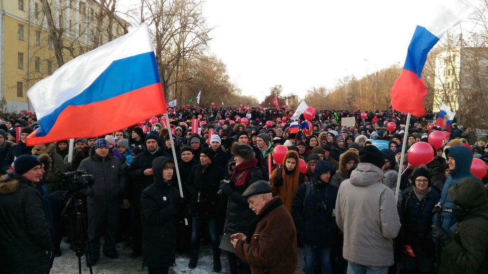 В России задержали Навального и более 180 его сторонников 13 В России задержали Навального и более 180 его сторонников