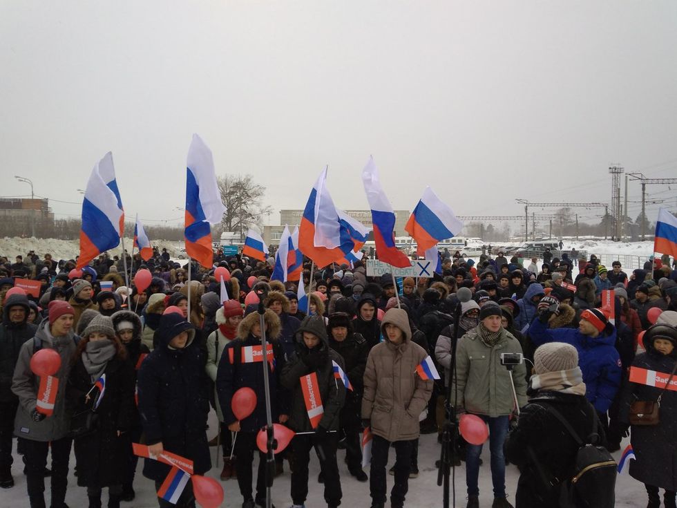 В России задержали Навального и более 180 его сторонников 17 В России задержали Навального и более 180 его сторонников
