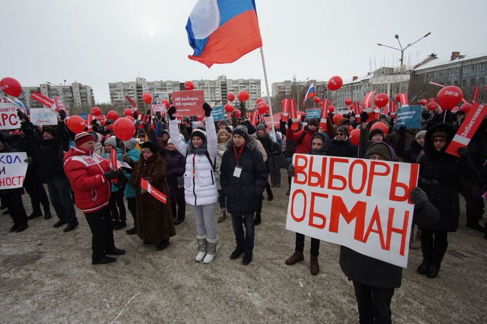В России задержали Навального и более 180 его сторонников 5 В России задержали Навального и более 180 его сторонников