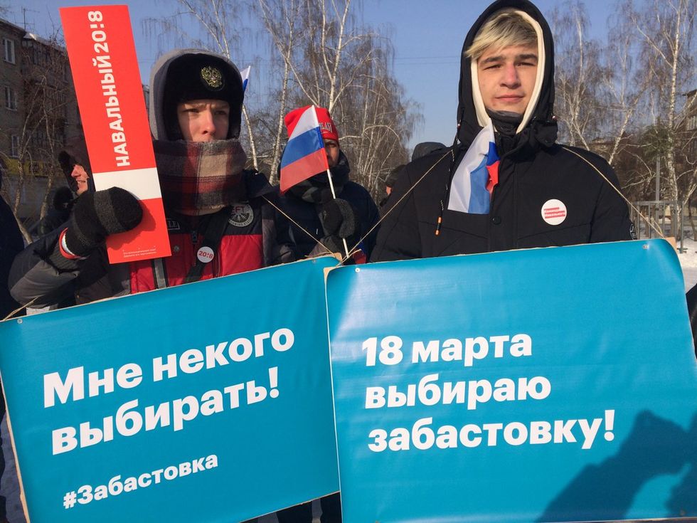 В России задержали Навального и более 180 его сторонников 6 В России задержали Навального и более 180 его сторонников