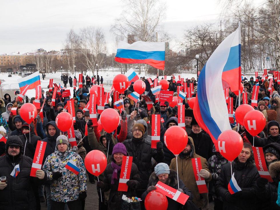 В России задержали Навального и более 180 его сторонников 11 В России задержали Навального и более 180 его сторонников