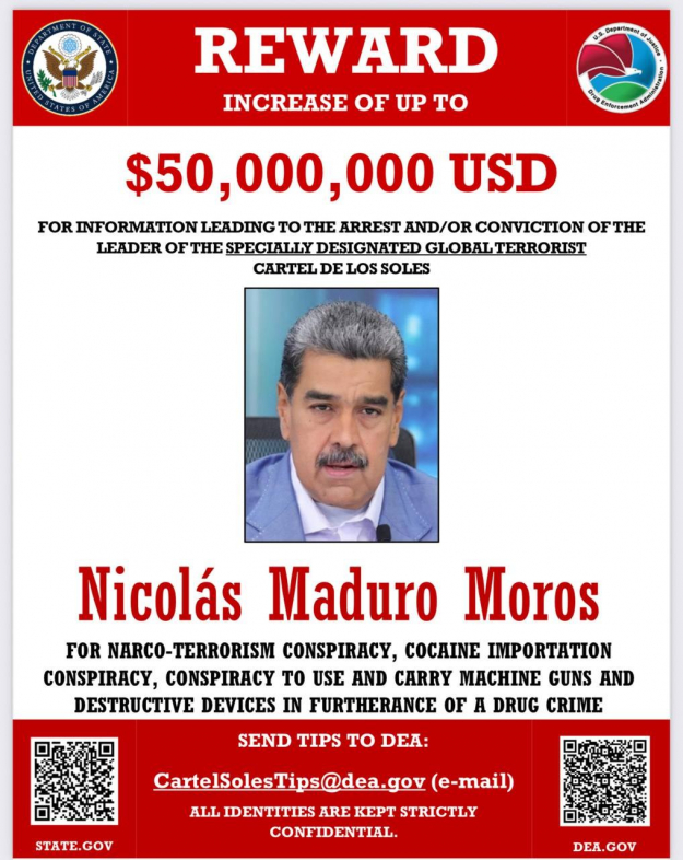 Замгоссекретаря США: Мадуро предстанет перед правосудием 2 Замгоссекретаря США: Мадуро предстанет перед правосудием