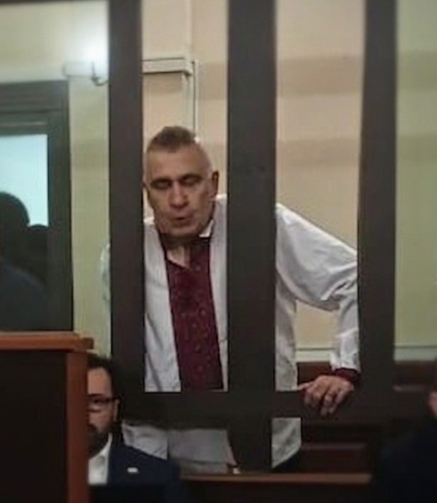 Появились кадры Саакашвили с заседания суда 1 Появились кадры Саакашвили с заседания суда