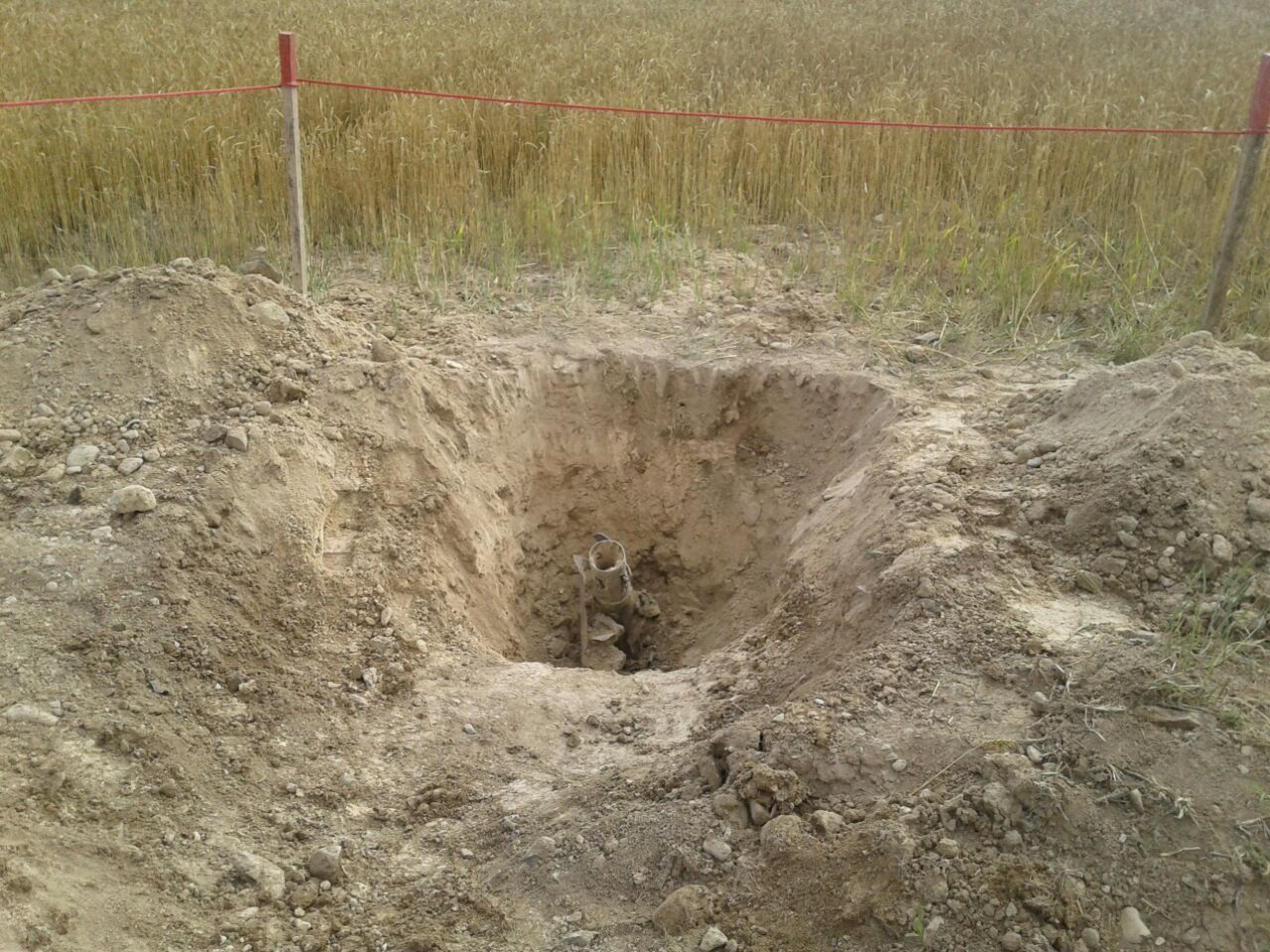 Саперы ANAMA обнаружили три неразорвавшихся боеприпаса