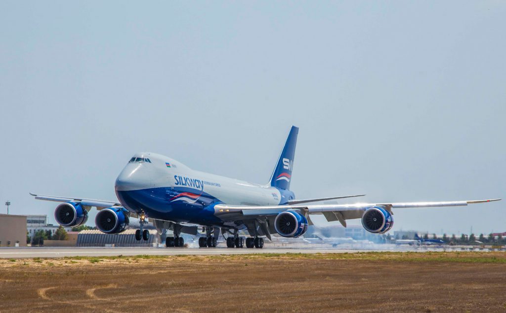 Silk Way Airlines пополнила флот еще одним грузовым лайнером Boeing 747-8F