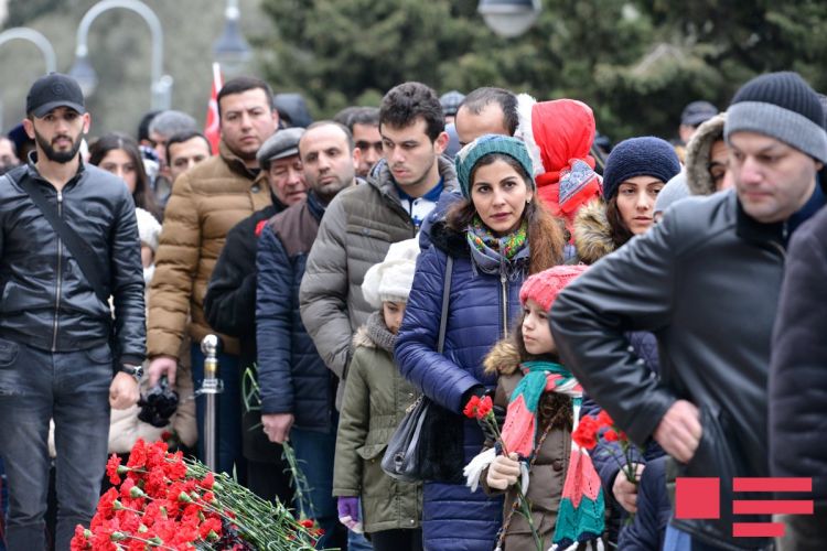 Азербайджан чтит память шехидов 20 января