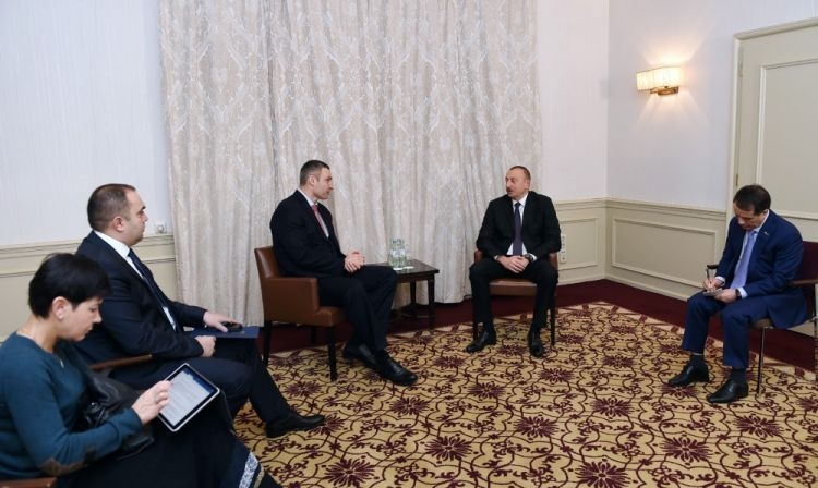 Ильхам Алиев на встрече с Кличко: Украина - надежный партнер Азербайджана
