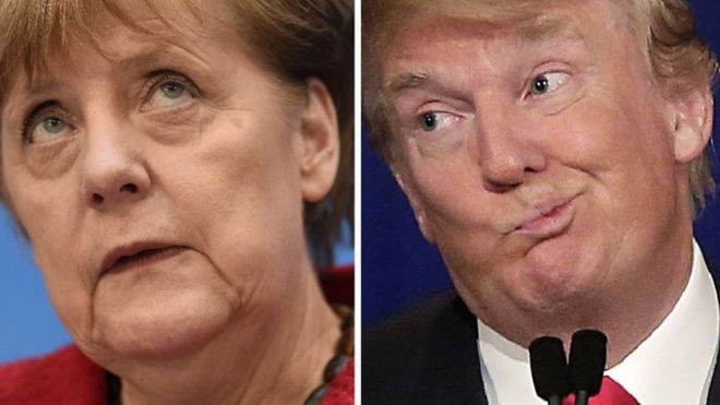 Трамп проигнорировал предложение Меркель о рукопожатии