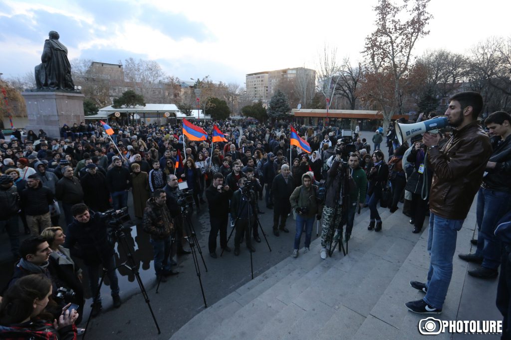 Митинг и шествие в Ереване