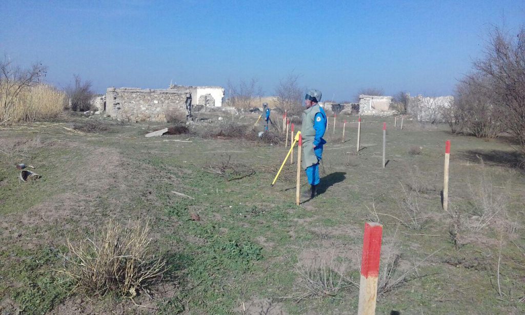 ANAMA продолжает очистку Джоджуг Марджанлы от мин