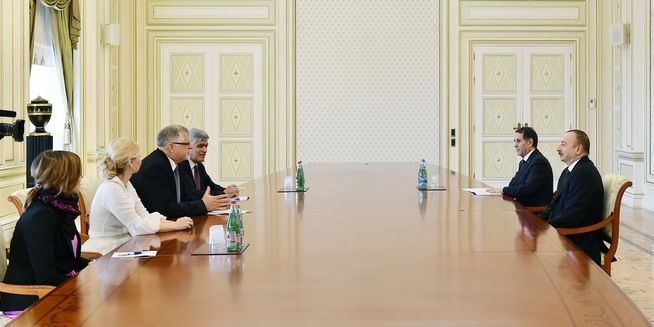 Ильхам Алиев принял Герберта Зальбера