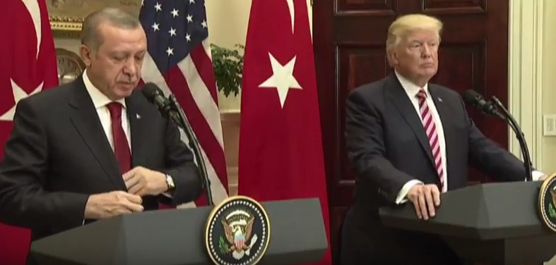 Пресс-конференция по итогам переговоров Трампа и Эрдогана