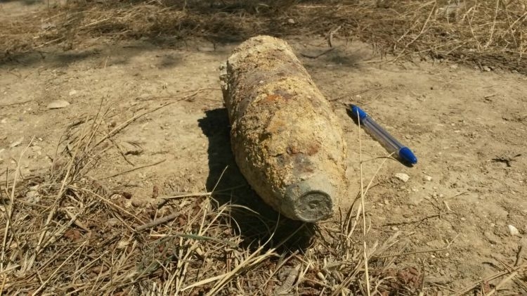 В Баку найден артиллерийский снаряд