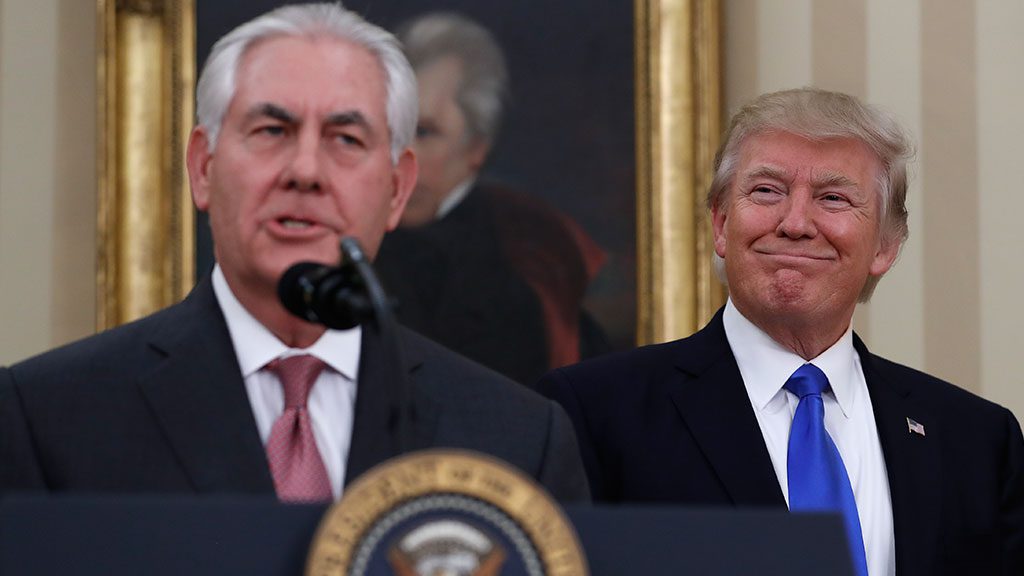 Трамп нуждается в посредничестве Тиллерсона по ситуации вокруг Катара