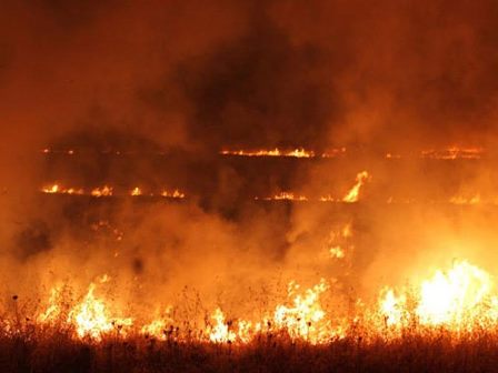 В результате обстрела армян в Агдаме произошел пожар