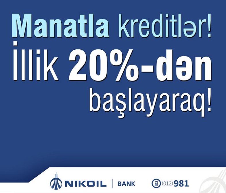 NIKOIL | Bank запустил новую кредитную линейку в манатах!