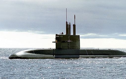 Российская подлодка приблизилась к берегам Латвии