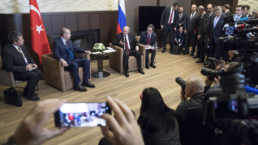 Встреча Путина с Эрдоганом продолжалась 4 часа