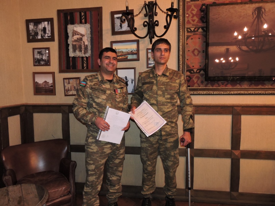 Физули Мамедов подарил квартиры ветеранам Карабахской войны