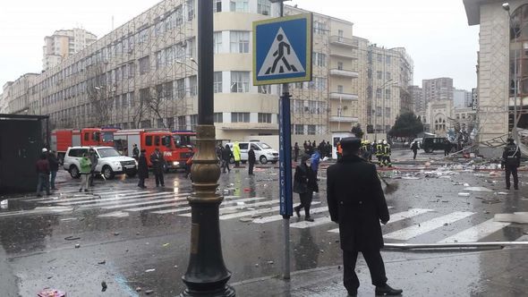 В центре Баку прогремел мощный взрыв (Обновлено)