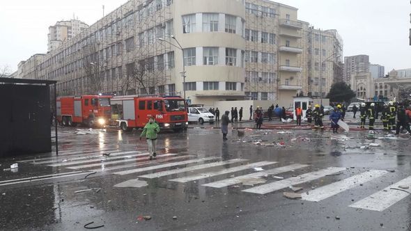 В центре Баку прогремел мощный взрыв (Обновлено)