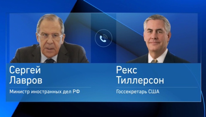 Тиллерсон позвонил Лаврову для обсуждения Сирии