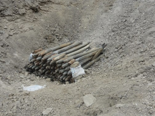 Саперы нашли в Хызы неразорвавшиеся боеприпасы