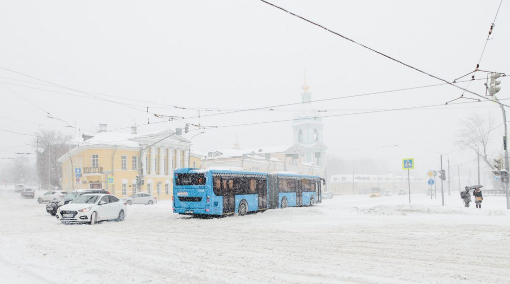 Снегопад века накрыл Москву