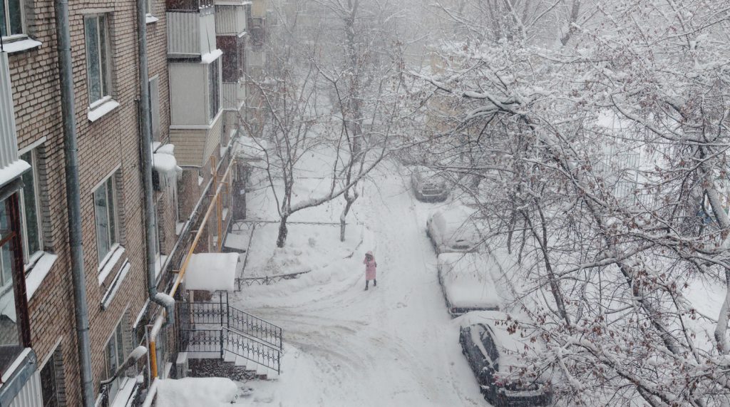 Снегопад века накрыл Москву