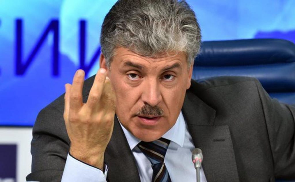 Грудинин усы не сбривал