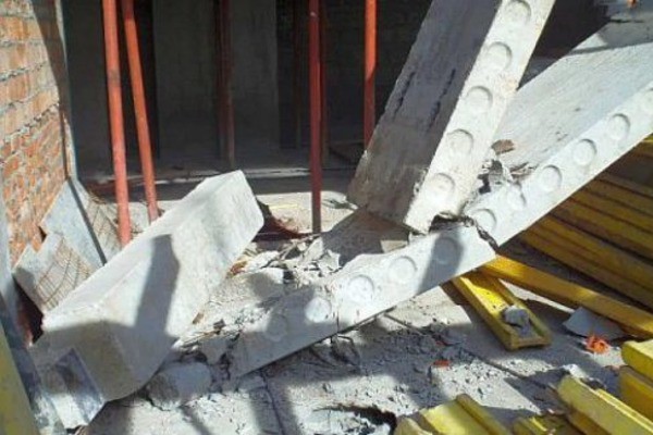 Несчастный случай на стройке в Азербайджане