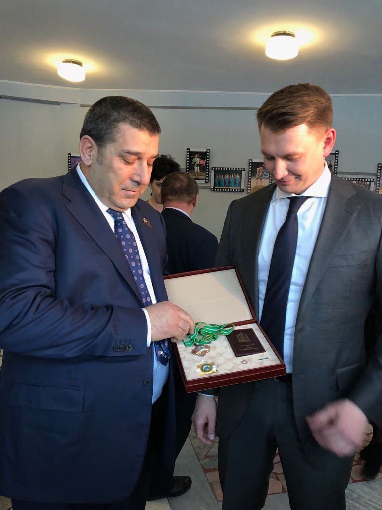 Главу азербайджанской диаспоры в Москве наградили орденом
