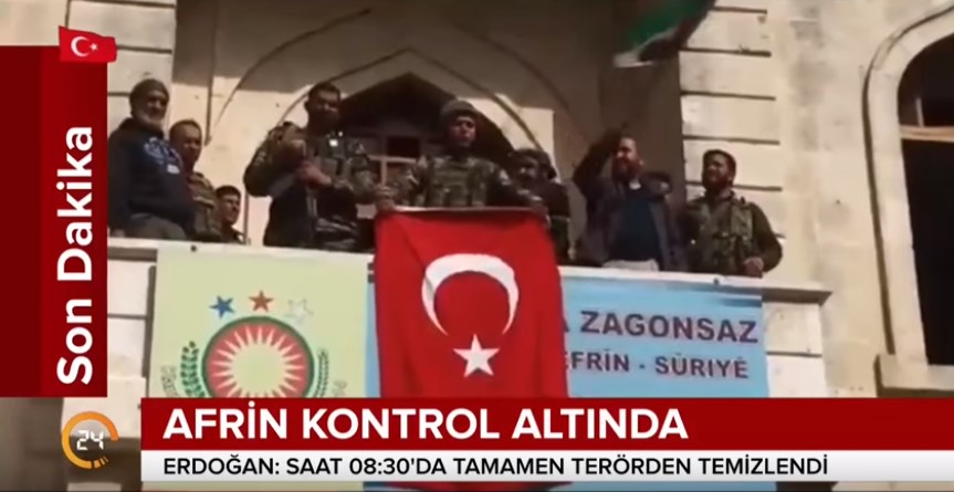 Как турецкие бойцы и ССА прогнали боевиков из Африна