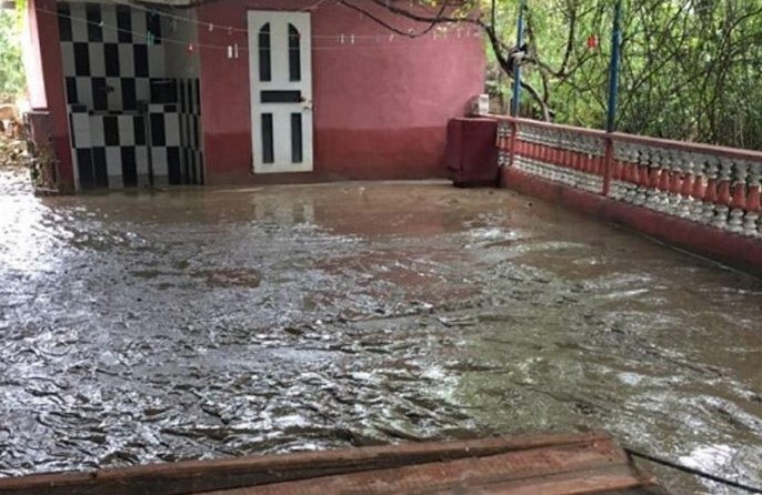 В Барде ливневые дожди затопили дома