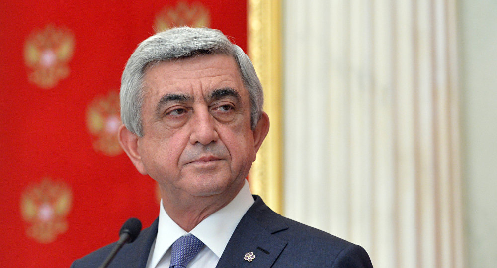 Саргсян заявил, что конфликт в Карабахе можно решить лишь переговорами