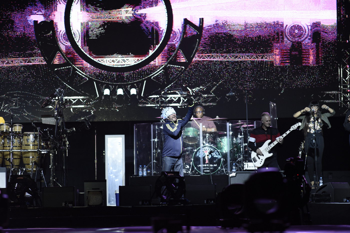 Британская группа Jamiroquai дала концерт в Crystal Hall