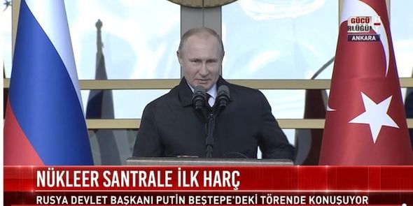 Путин и Эрдоган участвовали в церемонии начала строительства АЭС «Аккую»