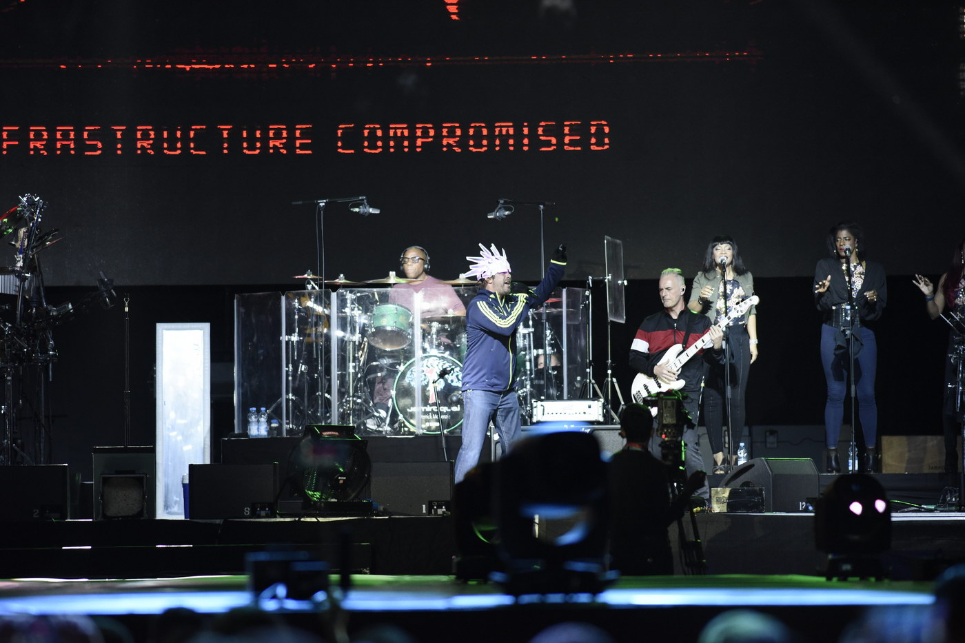 Британская группа Jamiroquai дала концерт в Crystal Hall