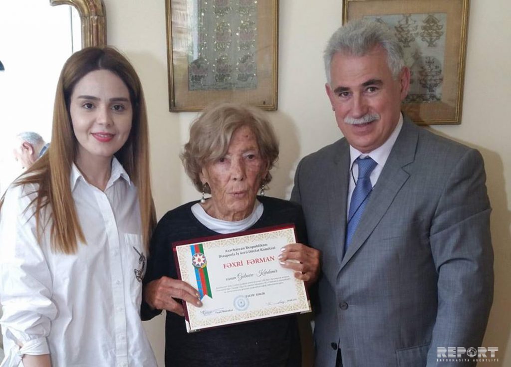 95-летняя внучка Топчибашева хочет посетить Баку