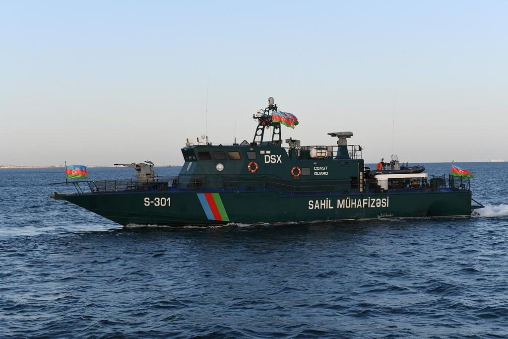 Азербайджанские пограничники провели шествия на границе с Грузией, Ираном и Россией