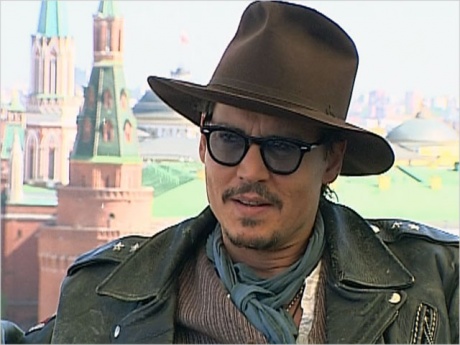 Джонни Депп побывал в Музее Маяковского в Москве