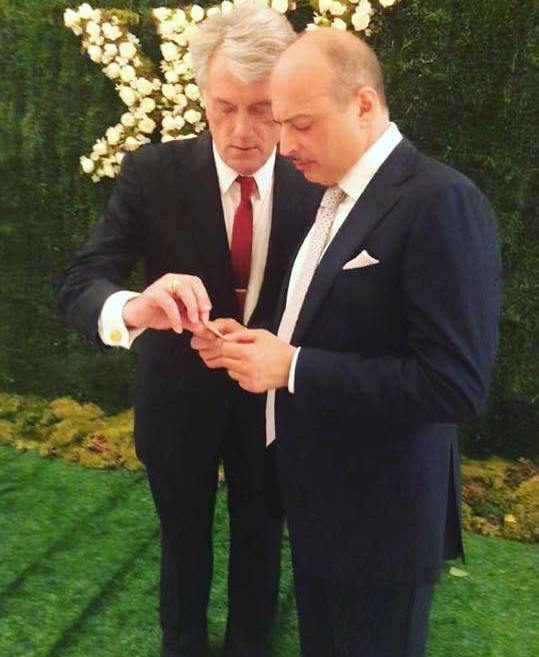 Экс-президент Украины на свадьбе в Баку