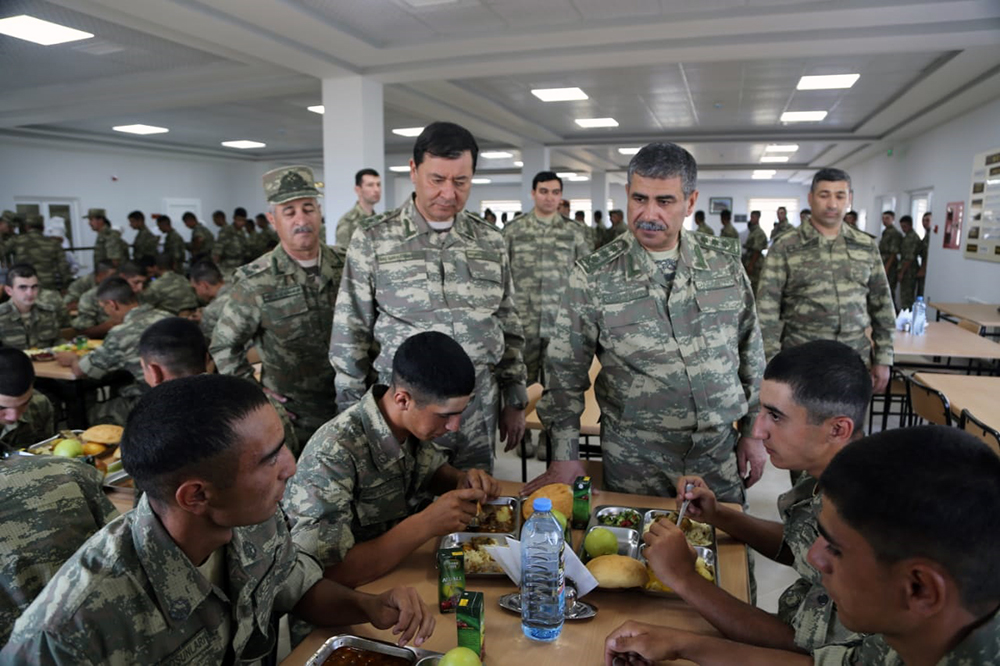 Закир Гасанов открыл воинскую часть ракетных и артиллерийских войск в прифронтовой зоне